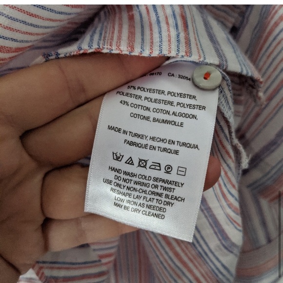 {Anthropologie} Maeve Oversized Button Up Shirt - Picture 6 of 8